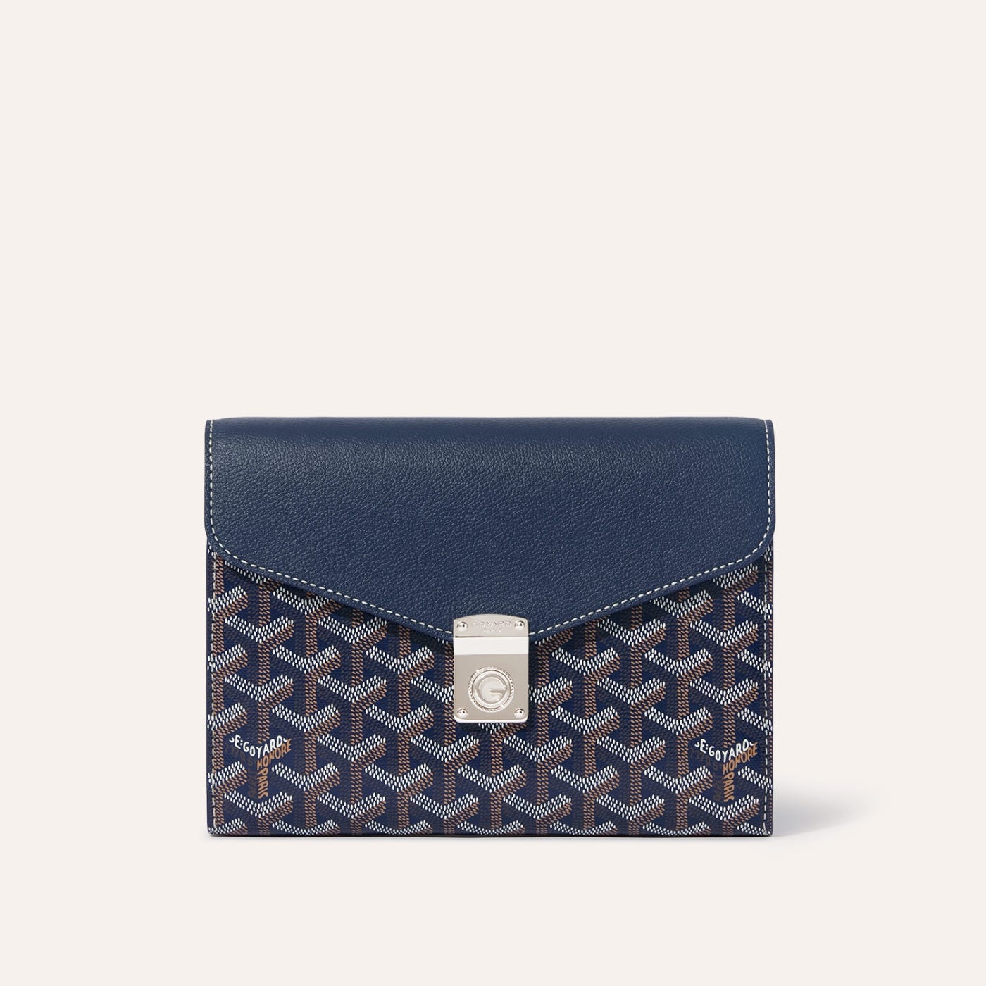 Goyard Chypre Wallet-Pouch Navy Blue - Image 2